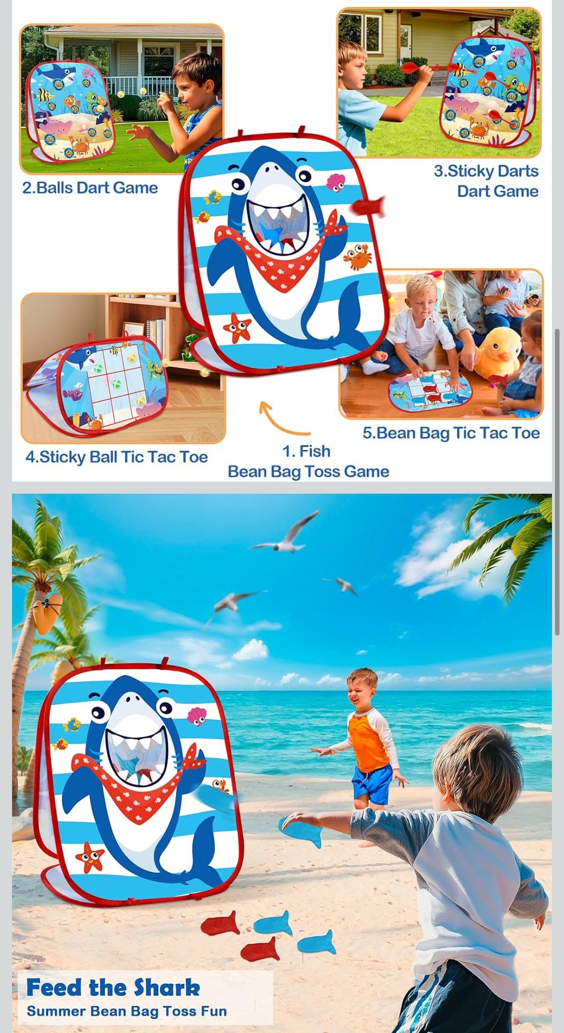 Bean Bag Toss Game for Kids, Toddler Toys for Party Games and Outdoor Toss Games, Gift for Birthday or Christmas for Kids Aged 3 4 5 6 7 8 Year Old - Flip It Now