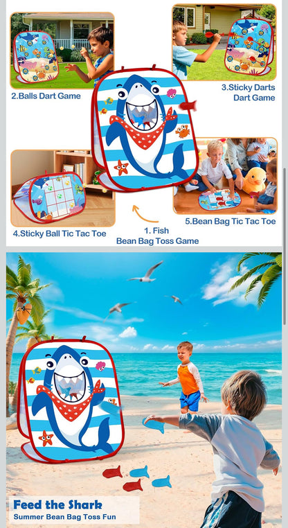 Bean Bag Toss Game for Kids, Toddler Toys for Party Games and Outdoor Toss Games, Gift for Birthday or Christmas for Kids Aged 3 4 5 6 7 8 Year Old - Flip It Now