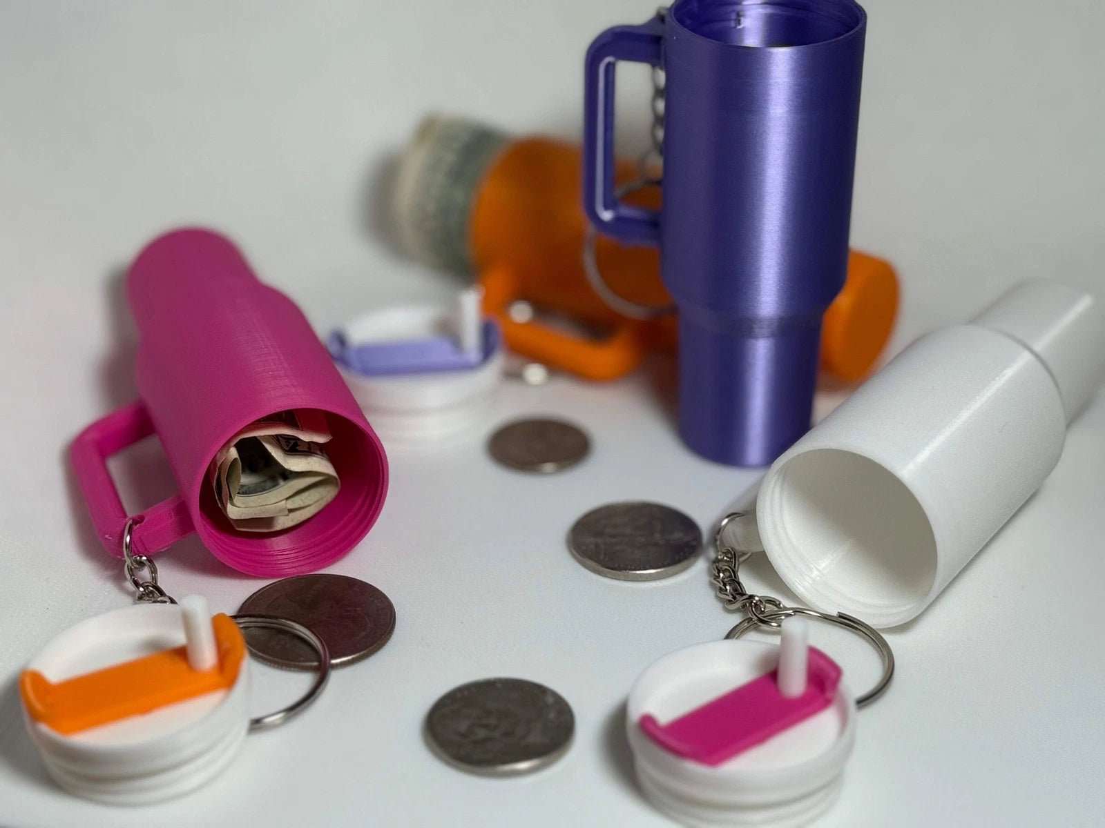 Mini chap stick holder keychain - Flip It Now