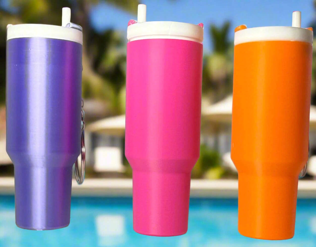 Mini chap stick holder keychain - Flip It Now