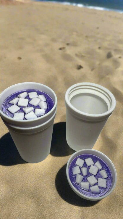 Double Styrofoam Cup Replica – Purple Lean Stash Cup - Flip It Now