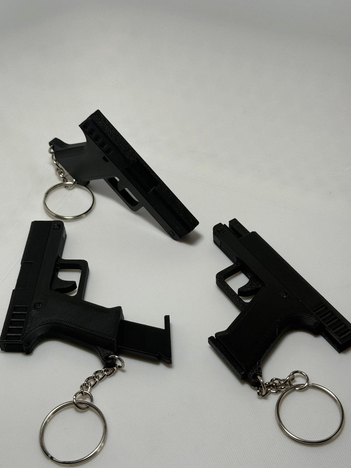 Mini Handgun Replica Keychain – Slide & Mag Action